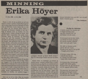 Erika Höyer