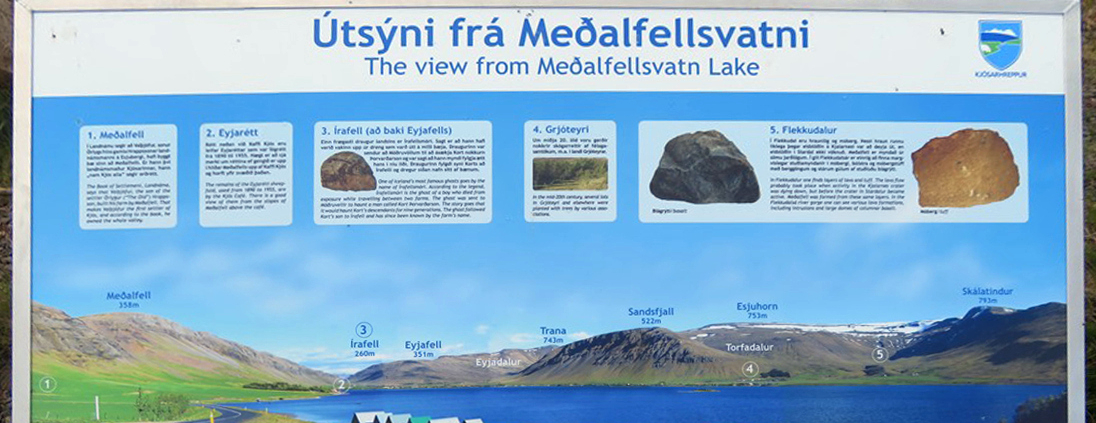 Meðalfellsvatn - skilti