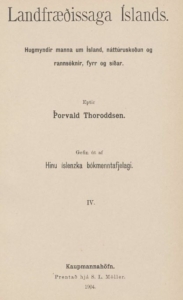 Þorvaldur Thoroddsen